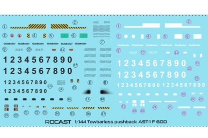 1/144 Towbarless pushback truck AST-1F 600