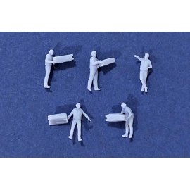 Baggage ramp worker figures