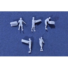 1/144 Baggage ramp workers "summer"