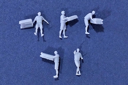 Baggage ramp worker figures