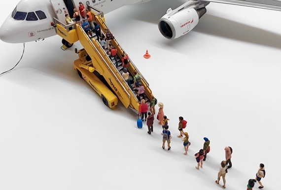 1/144 Boarding passengers set