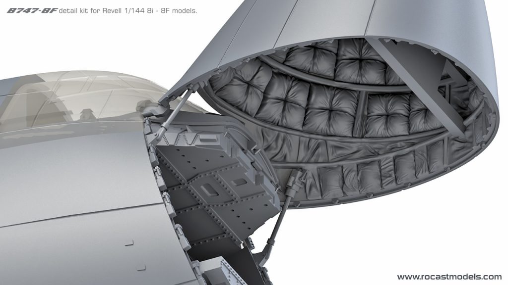 1/144 B747-8F nose door padding – General update – Rocast Models